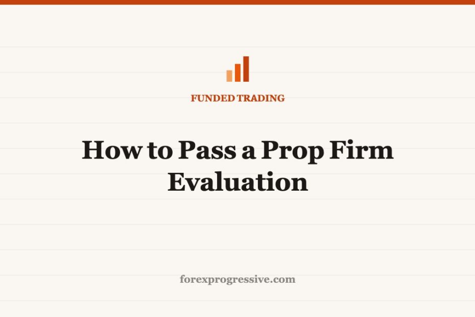 How to Pass a Prop Firm Evaluation